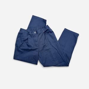 LL Bean navy blue vintage chino trousers - 12R